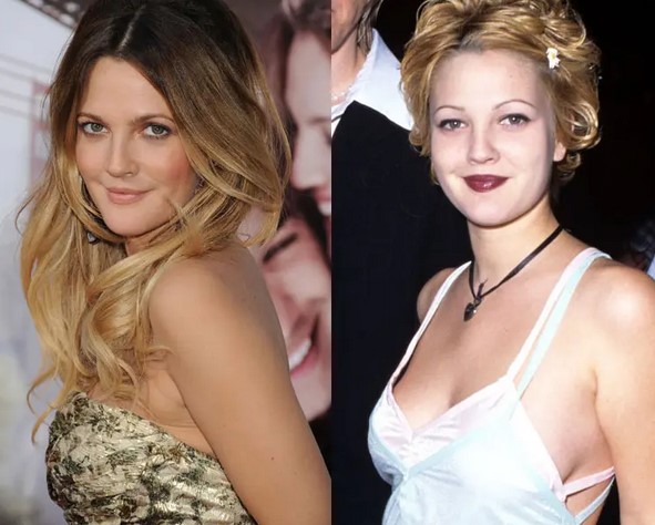 Drew Barrymore Breast Reduction